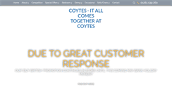 Desktop Screenshot of coytes.com