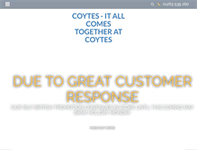 Tablet Screenshot of coytes.com